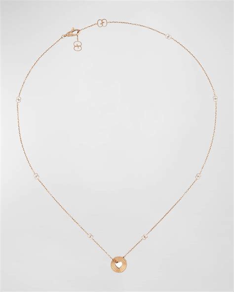 rose gold gucci necklace|Gucci gold necklaces for women.